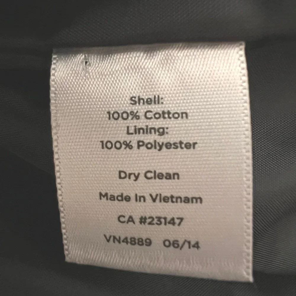 Talbots Womens Velvet Blazer Jacket Classic Black Cotton Single Button Sz 14